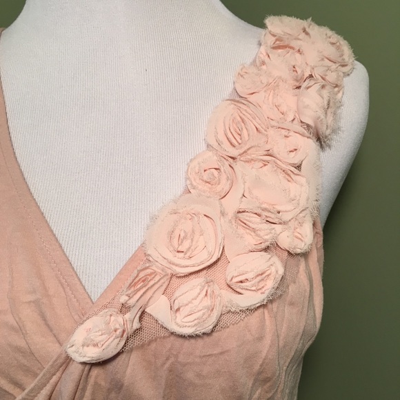 ANTHROPOLOGIE Rosette Tank Top - Picture 2 of 5